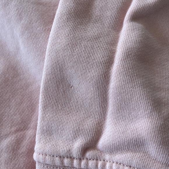 Zara Sweatshirt Unisex Pale Peach Pink Medium - Picture 3 of 4